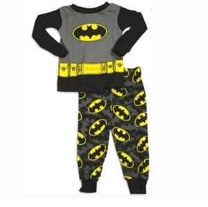 AME Two-Piece Batman Pajama Sleepwear Set 4T